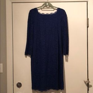 Royal Blue Adrianna Papell Dress